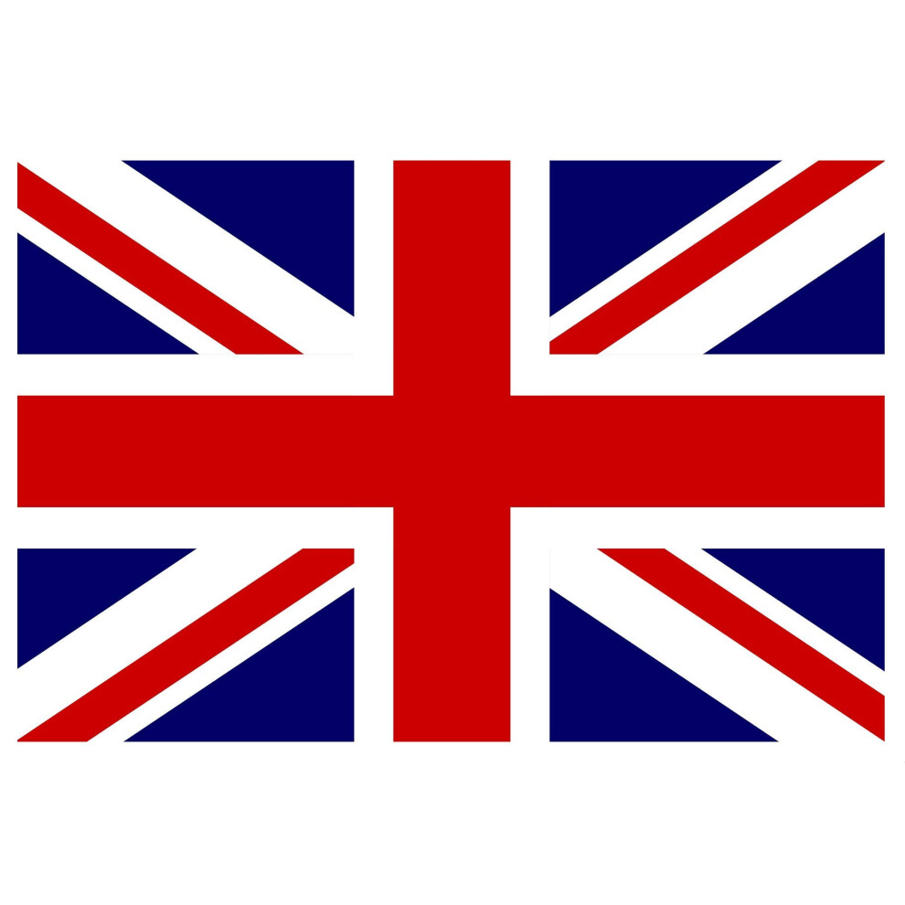 Adhesive Union Jack Flag Decals/Stickers Or Uk Flags Stickers ( & 20 Decals (30 X 20 Mm)) #Y1012 Stickerslimited Red/Blue 5051226437618