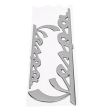 3D Motorcycle Sticker Emblem Chrome Decal for GTS300 LX125 LX150 Sprint Primavera 300 LX LXV Silver Bike Decoration Badge