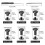 110 Sets Chicago Screws, M5 Leather Rivets for Leather, Chicago Binding Screws Posts 2