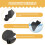 Universal Bread Maker Paddle, Non-Stick Breadmaker Paddle, Bread Machine Replacement Parts Teflon Coated Carbon Steel Kneading Paddle Replacement 3