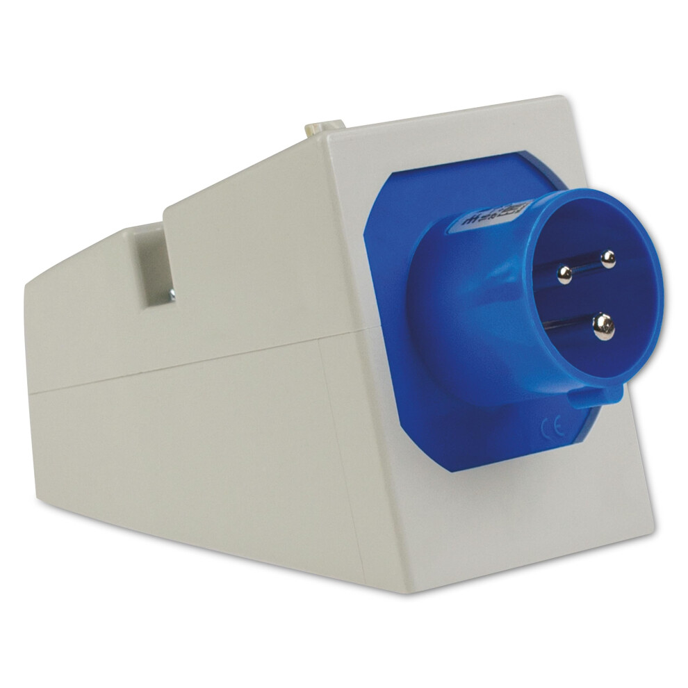 As-Schwabe 60473 Cee-Wall Inlet, 230 V, 16 A, 3-Port, 6H, Ip4, For Outdoor Area 5051226443503