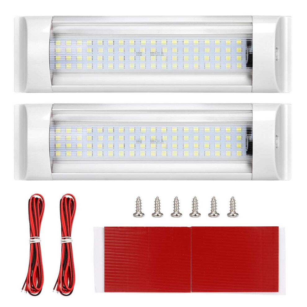 Suparee Interior S, Led Rv Ceiling Roof S 12V-80V 72Led Interior Ing For Rv/Camper/Trailer/Motorhome/Van/Boat With On/Off Switch Light 5051226445750