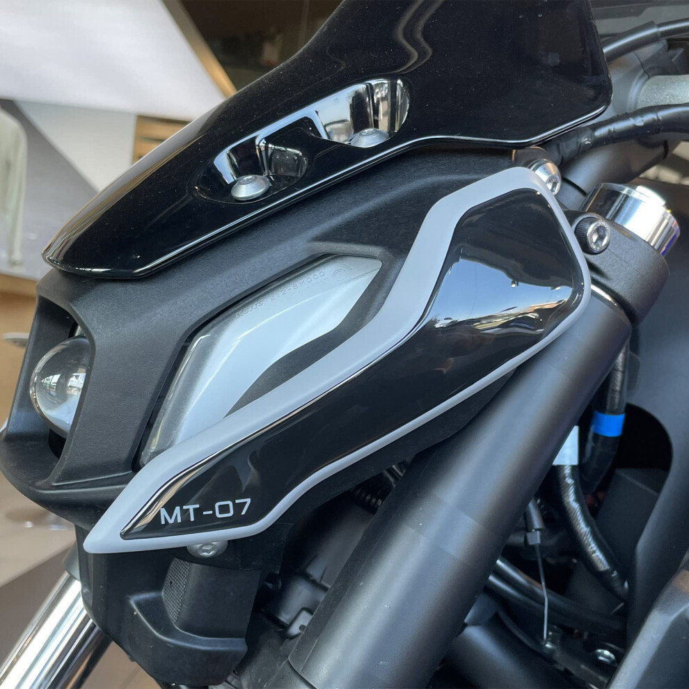 Resin Bike Motorcycle 3D Stickers Compatible With Yamaha Mt-07 2022. Frontal Protections From Bumps And Scratches. Motorcycle Resin Stickers 5051226437557