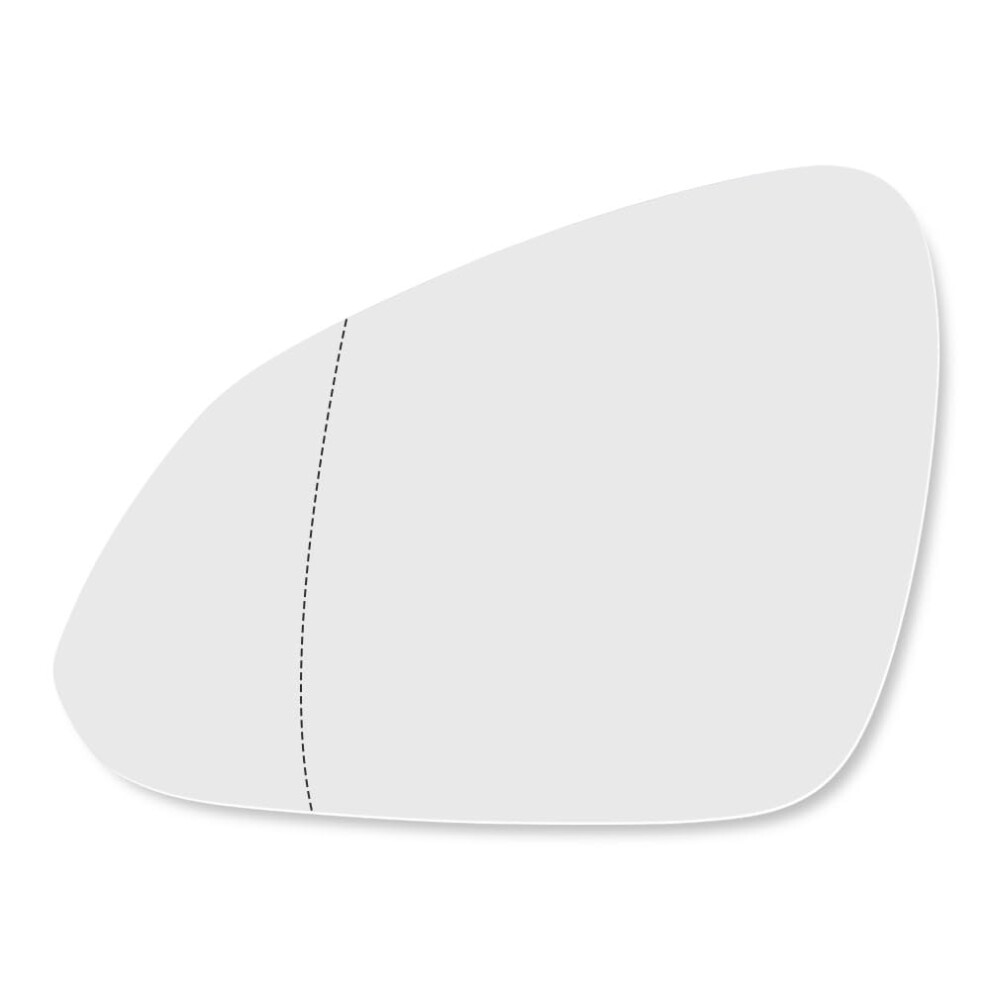Senzeal Wing Mirror Glass Heated Passenger Side With Backing Plate For Vauxhall Insignia A Mk1 2008-2017 1426563 (Left) 5051226422874