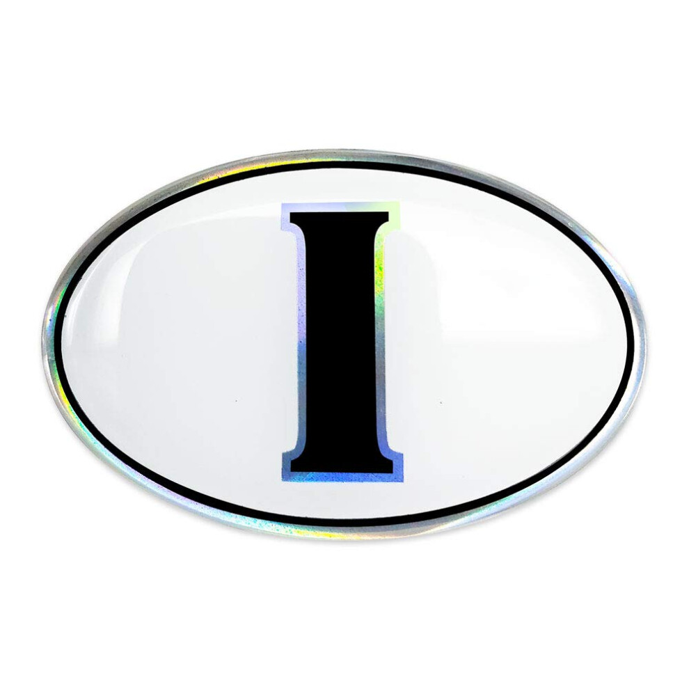 4R Quattroerre.it 32128 3D Sticker Oval I Italy Hq, 61 X 40 Mm 5051226441288