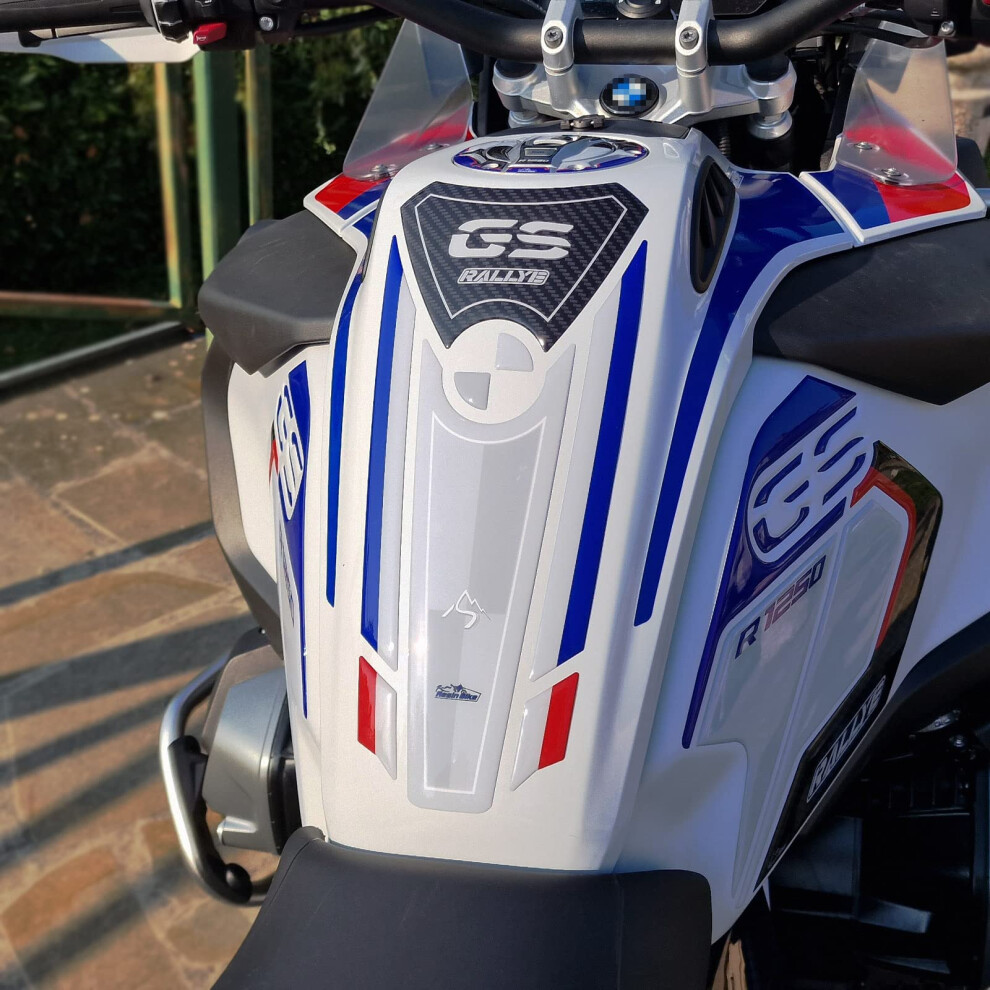 Resin Bike Motorcycle 3D Stickers Compatible With Bmw R 1250 Gs Adventure Rallye 2022. Tank Protector Protection From Bumps And Scratches. Resin 5051226431111