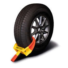 Maypole Universal Wheel Clamp Suitable for Cars, Vans, Motorhomes, Caravans, Trailers Tyre Width 175 mm to 225 mm