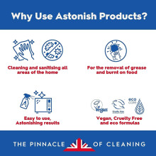 Astonish Zesty Lemon Scented Kitchen Cleaner 3 Pack All Purpose Clean