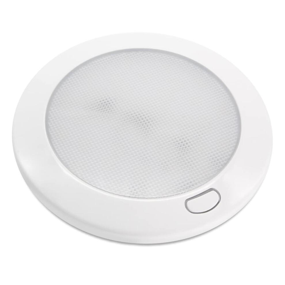 Dream Ing 12V Caravan Dimmable Ceiling Warm 3000K Ultra Thin Motorhome Led Ing Boat Campervan Camper Ip44 5Inch Light/White 5051226444531