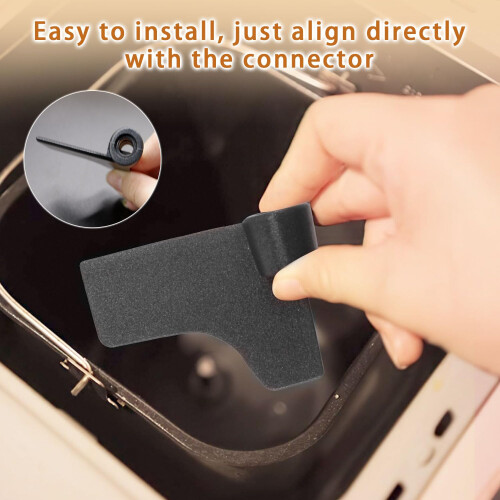 Bread Maker Paddle Compatible with Panasonic Bread Maker, Non-Stick Teflon Coated Replacement Mixing Paddles 2