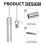 WrteEase Pull Cord Weight Handle,2PCS Bathroom Light Pull Cord with 150cm Adjustable White Nylon Cord,Connectors Chrome Heavy Blind Pull Handle for 4
