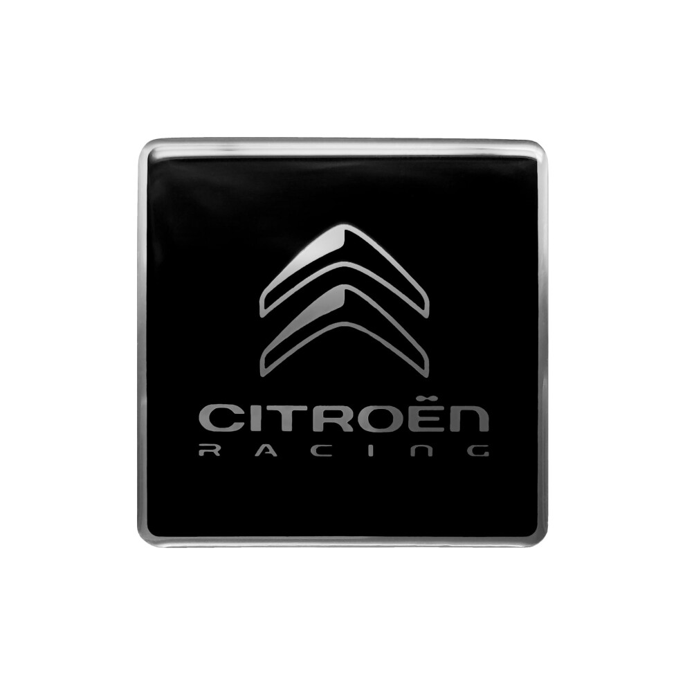 Citroen Racing 3D Logo Sticker, 52 Mm Black 5051226440946