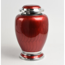 Adult Cremation Urn for Human Ashes Memorial Urn Red