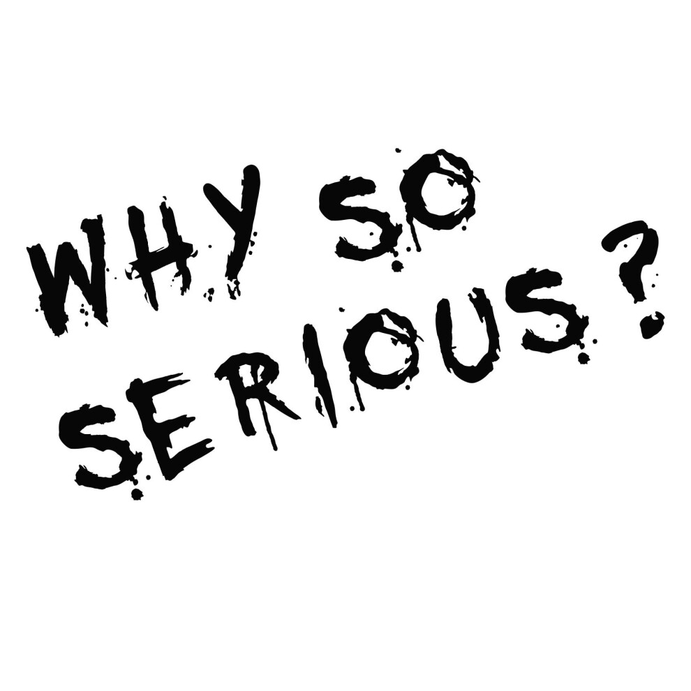 Finest Folia Joker Sticker 10 X 7 Cm Why So Serious Lettering Saying Vehicle Decoration Film For Car Bus Caravan Car Accessories Clown Black 5051226432972