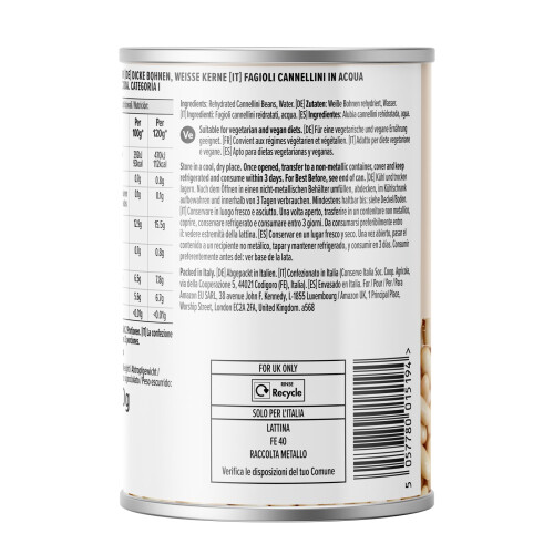 by Amazon Cannellini Beans, 400g 2