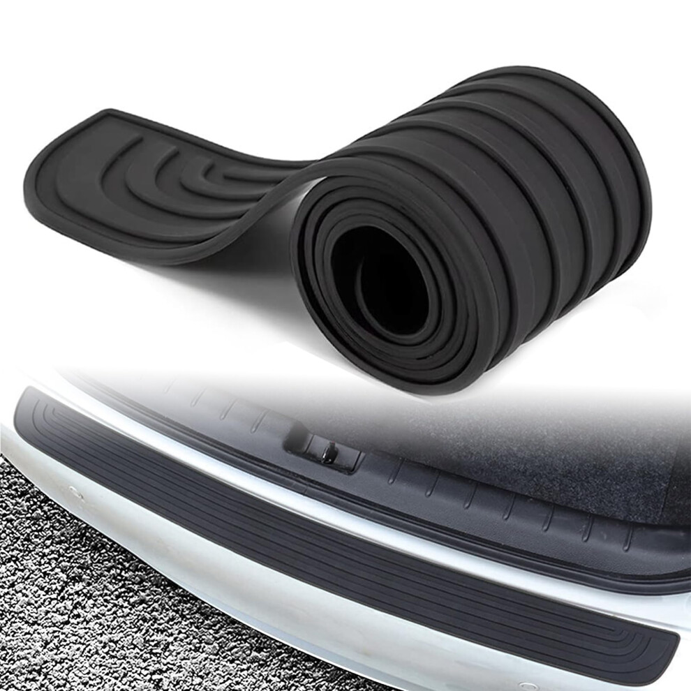 Universal Flexible Rubber Bumper Protector Guard - Anti-Scratch Strip Suitable For Car Pickup Suv Truck (, 36" X 2.75") Black 5051226423161