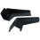 JR Products 655-BK-A Black Rigid Extended Rain Gutter Spout 1