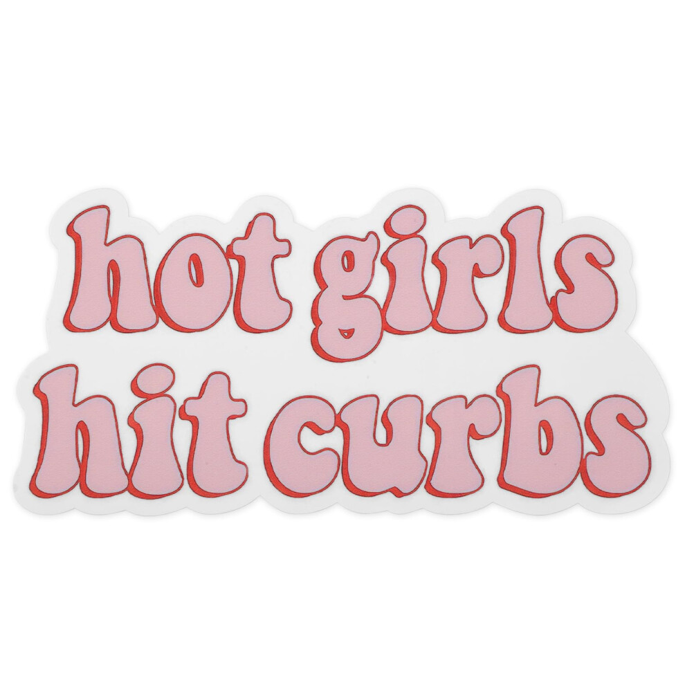 Mabor Funny Car Stickers Hot Girls Hit Curbs Bumper Stickers For Cars Vinyl Waterproof Car Stickers For Women Girls Car Decals Stickers For Pink 5051226439247