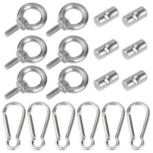Adiwo Awning Rail Stoppers, 6 PCS Stainless Steel Awning Piping
