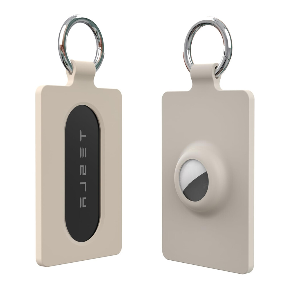 Dingfeiyu Airtag Key Card Holder For Tesla, Key Fob Cover For Tesla Model 3/Y/X/S, Gps Locator Tracker Keyring For Tesla 5051226428081