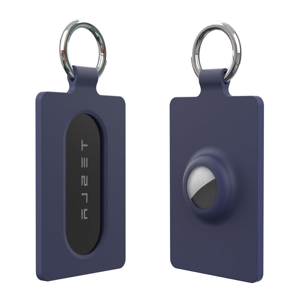 Dingfeiyu Airtag Key Card Holder For Tesla, Key Fob Cover For Tesla Model 3/Y/X/S, Gps Locator Tracker Keyring For Tesla 5051226428074