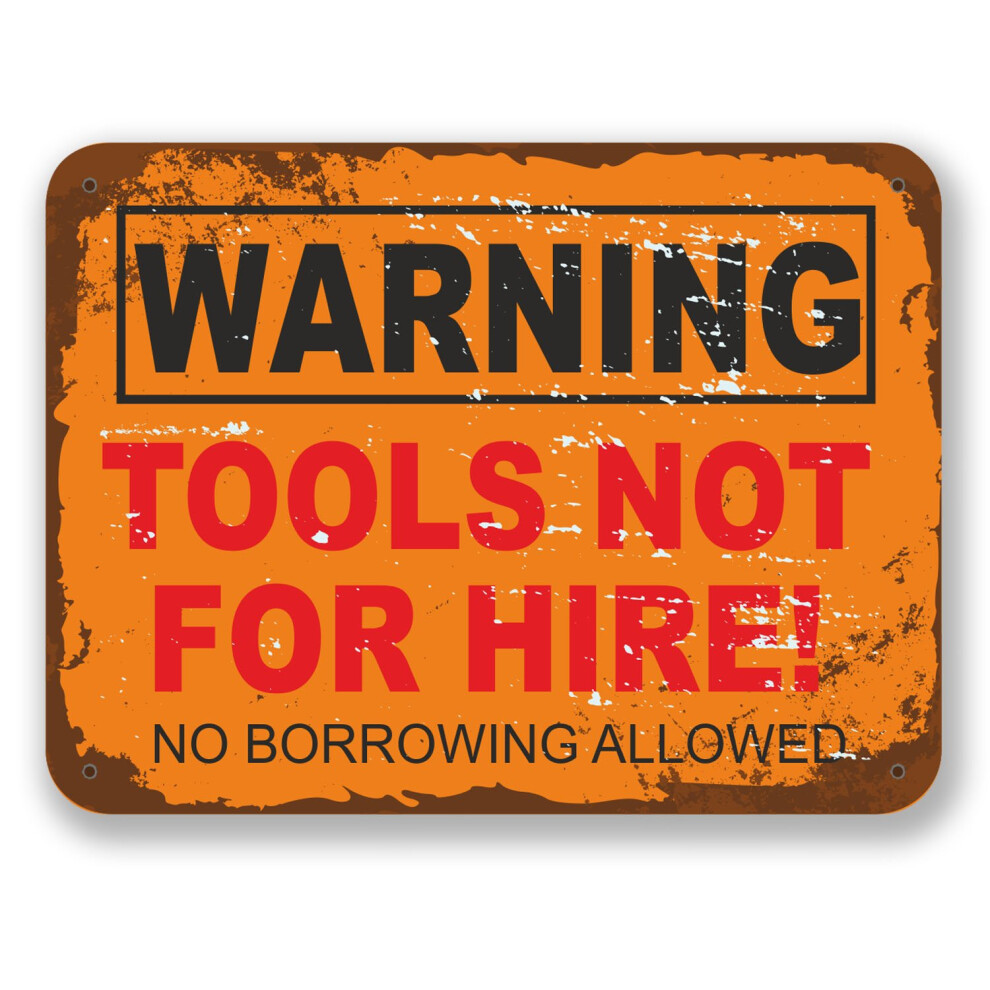 2 X 10Cm Tool Box Warning Vinyl Sticker Car Bike Mechanic Dad Brother Gift #6564 (10Cm Wide X 7.5Cm Tall) 5051226430626