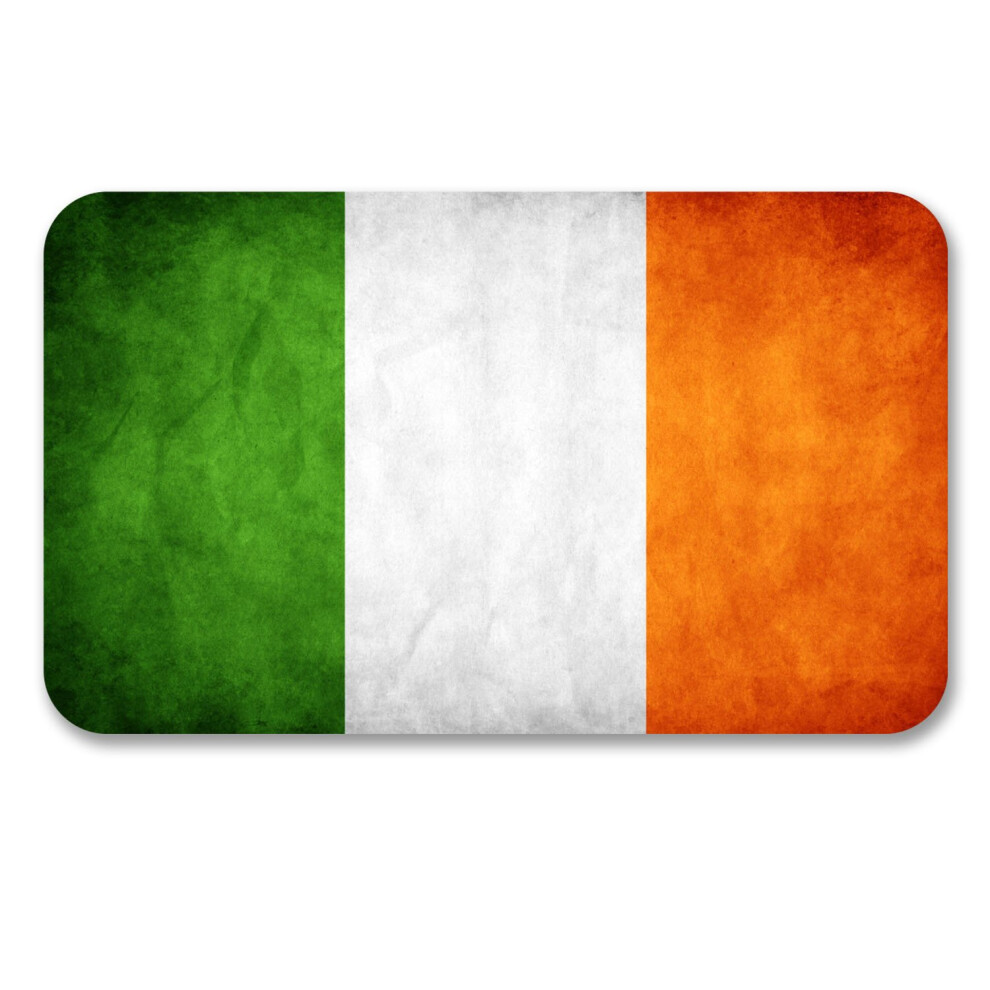 2 X 10Cm Irish Flag Vinyl Stickers Decal Ireland Laptop Car Bike Helmet #6185 (10Cm Wide X 6Cm Tall) 5051226433597