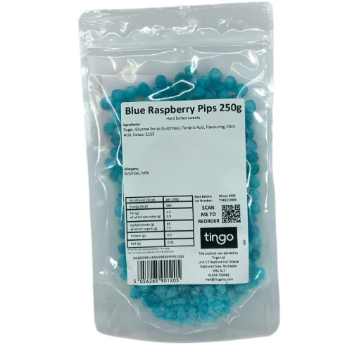 Joseph Dobson Joseph Dobsons Blue Raspberry Pips, 250 g 2