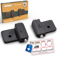 MaJoCompTec Camperpart Replacement Joint Compatible with Remis Telescopic Guide, Replacement Part Motorhome Driver's Cab Blackout for Ducato Transit