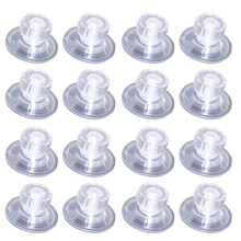 JUTTAUTO Caravan Limpets 16 Pack Glass Suction Cup 45mm Heavy Duty PVC Sucker Pad for T5 RV Van Camper Side Canopy Awning Fixing Motorhome Hung