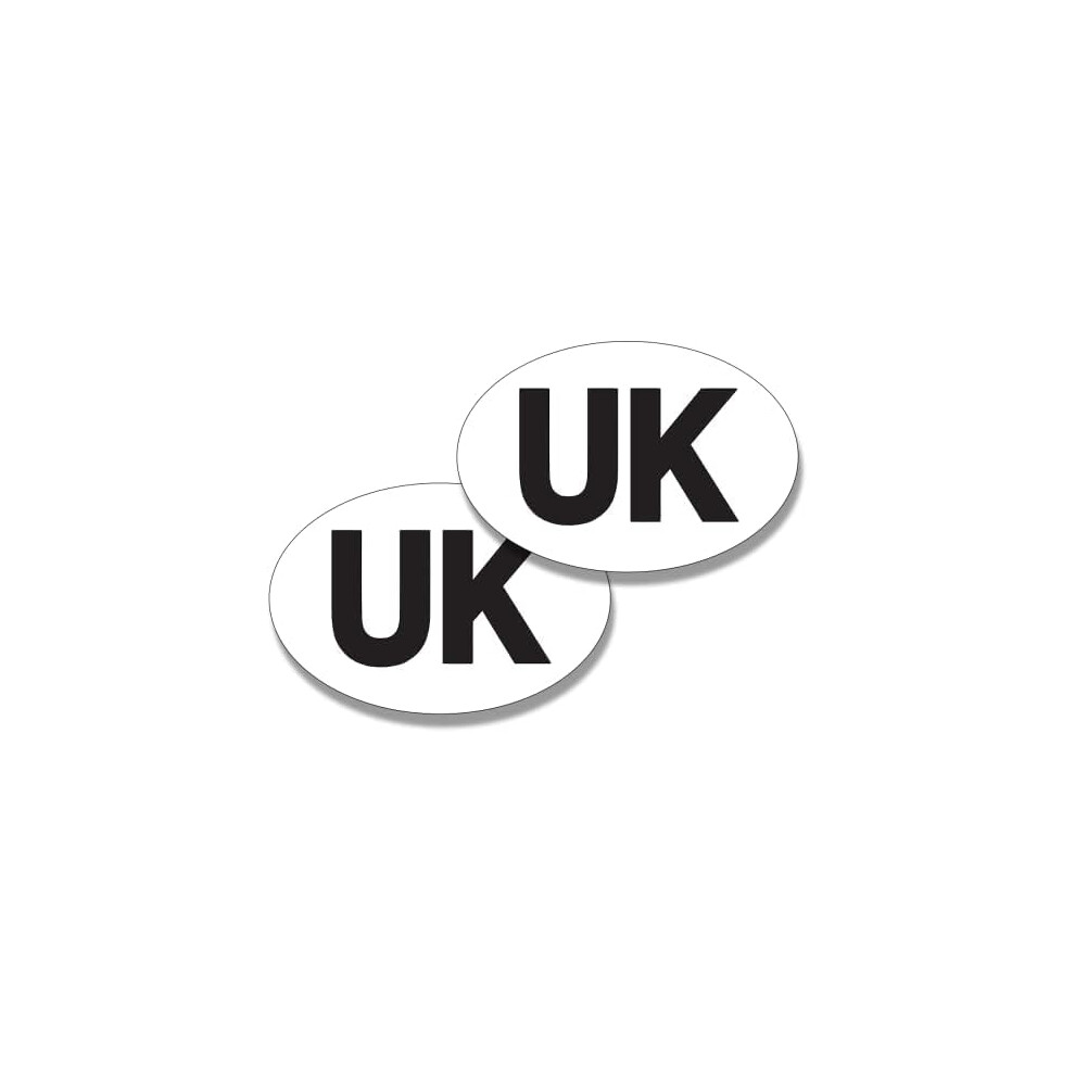 1/2 Pack Uk Stickers For Car Europe Â Vinyl Gb Car Sticker Â Regulation Size Â Weatherproof And Paint-Safe Â Legal For European Driving (2) 5051226435058