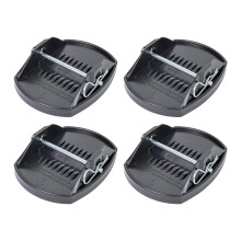 Y-Nut Caravan Feet Jack Pads - Heavy Duty Caravan Feet Pads, Prevent Sinking Into Soft Ground, Caravan Feet Pads Heavy Duty
