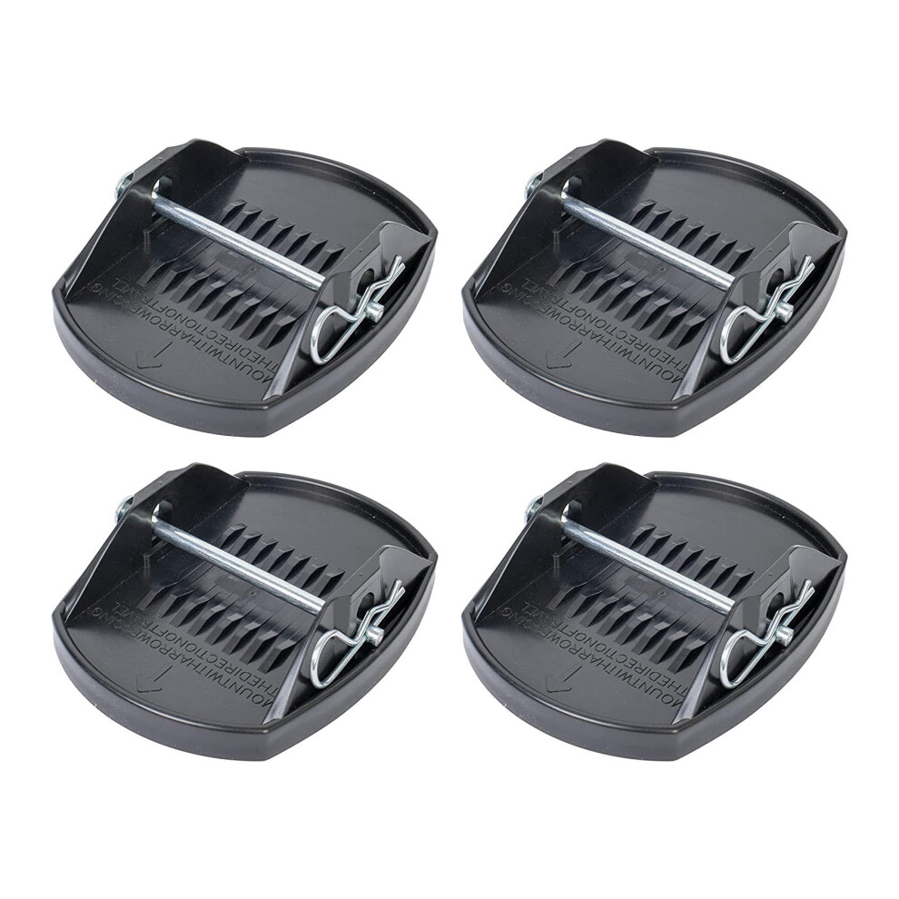 Y-Nut Caravan Feet Jack Pads - Heavy Duty Caravan Feet Pads, Prevent Sinking Into Soft Ground, Caravan Feet Pads Heavy Duty 5051226442476