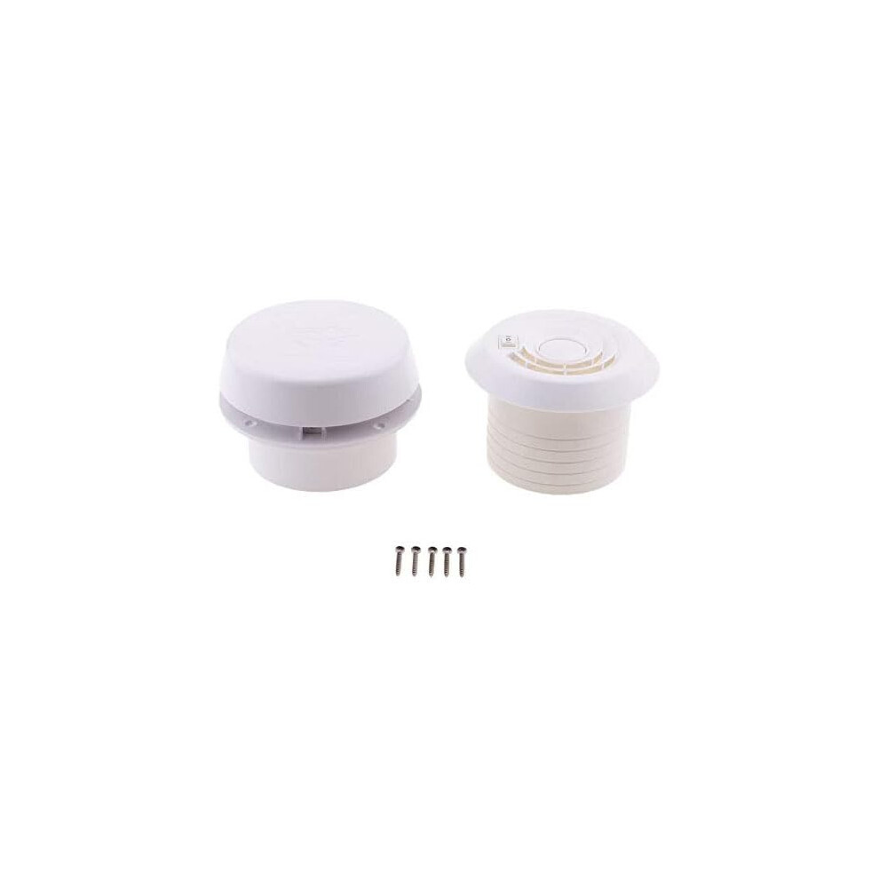 Namvo 12V Mushroom Rv Roof Vent Ventilation Fan Waterproof For Camper Trailer Motorhome Smoke Dome, White 5051226443695