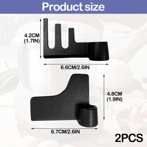 2 Pack Bread Maker Paddle for Panasonic Breadmaker, Kneading Mixing Blade Set for Panasonic Bread Maker 1