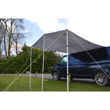 Wild Earth DELUX Sun Canopy Awning for VW Camper Van Motorhome RV 2.4m x 3m MEDIUM GREY