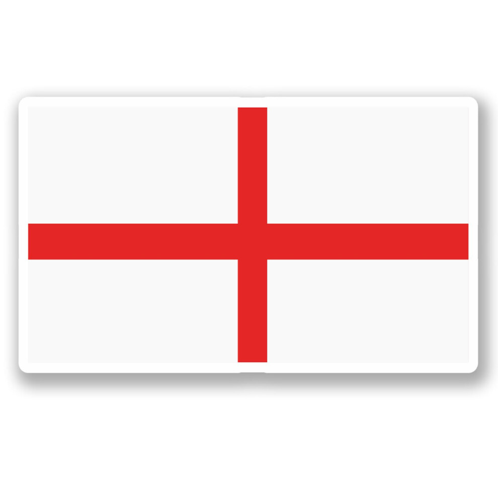2 X 10Cm England Flag Vinyl Sticker Ipad Laptop Car Travel Luggage Tag #5314 (10Cm Wide X 6Cm Tall) 5051226436710