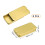 sourcing map 6pcs Metal Tin Box, 2.4x1.3x0.4 Mini Portable Rectangular Empty Tinplate Small Storage Container Airtight Tins with Lids for Candy 2