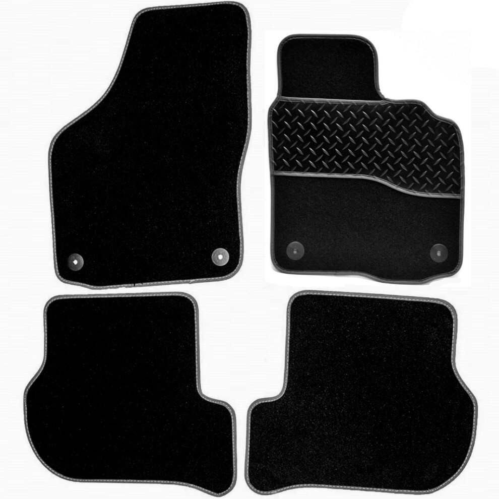 Sakura Ww0254gy Carpet Floor Mat, Trim Grey 5051226465628
