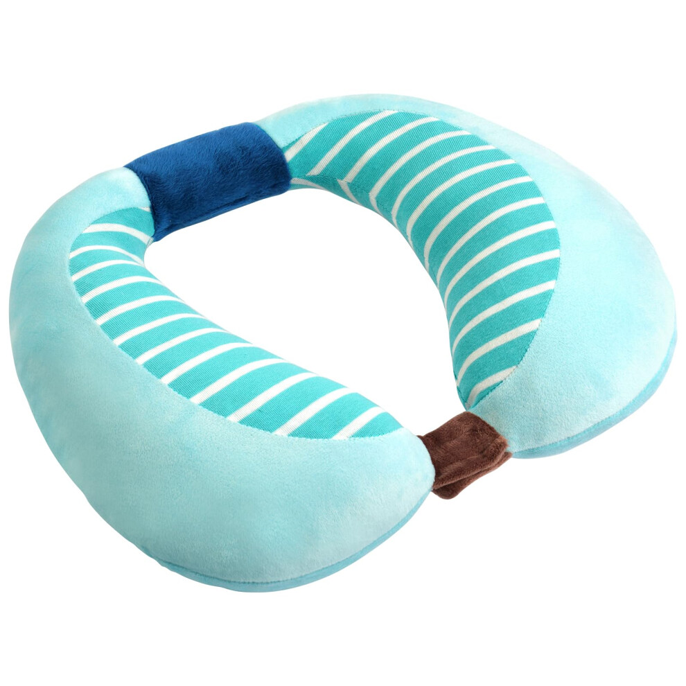 Alaoo Baby Neck Pillow For Travel, Breathable Soft U-Shaped Head Neck Protector, Upgraded Car Travel Sleeping Pillow For Babies And Children For Car
