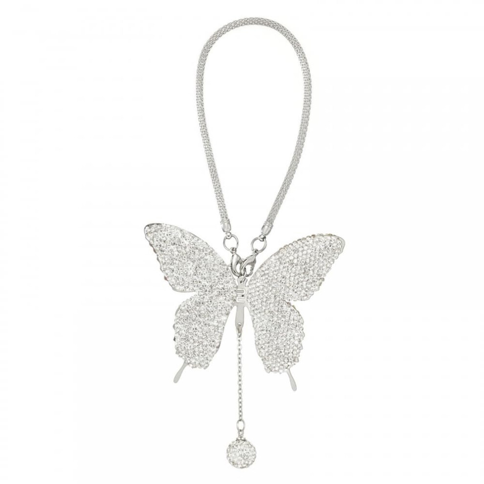 Butterfly Car Hanging Ornaments,Rhinestone Car Mirror Hanging Butterfly Pendant For Car Rear View Mirror 5051226466700