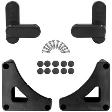 JUTTAUTO Caravan Table Bracket Storage Kit Black Table Security Retaining Kit for Caravan Motorhome Camper Van Stowage Table Accessories