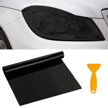 Car Headlight Tint Film 30x120cm,Waterproof UV Resistant Vinyl Headlight Tint,Smoke Tint Universal Fit for Headlights, Rear Lights & Fog Lights