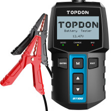 TOPDON BT100 Car Battery Tester, 12V 100-2000CCA Battery Tester with