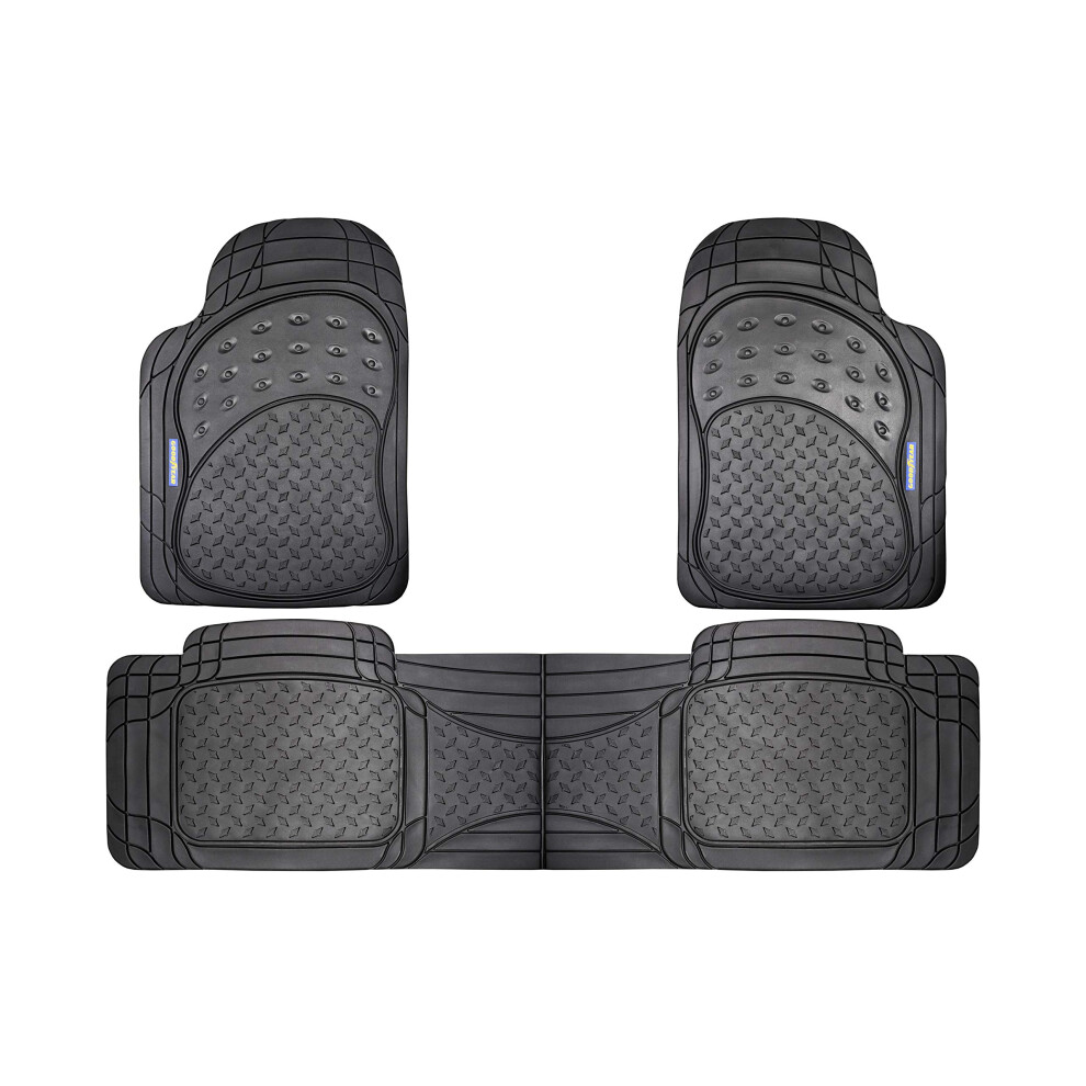 Goodyear God9023 Set Of 3 Rubber Mats, Black 5051226483035