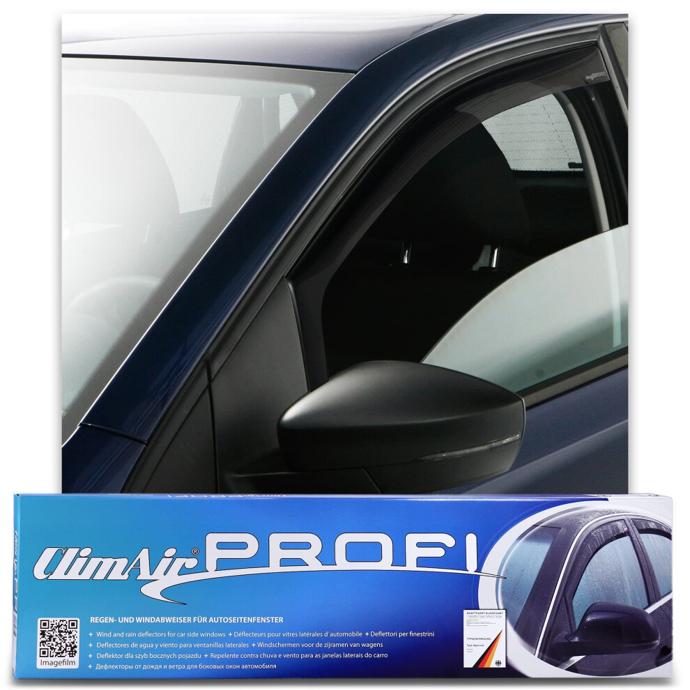 Climair Wind Deflector Compatible With Mercedes V-Class / Vito / Marco Polo W447 2/4/5-Door 2014 Onwards Black 5051226487545
