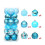 Purple Shatterproof Christmas Ornaments 60mm 24 Pack 1