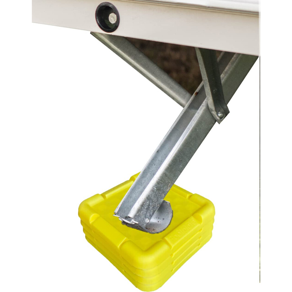 Howsehold Caravan Jack Pads Stacking Stabilizer Pads, Corner Steadies Feet To Prevent Sinkage (4 Pads) 5051226442391