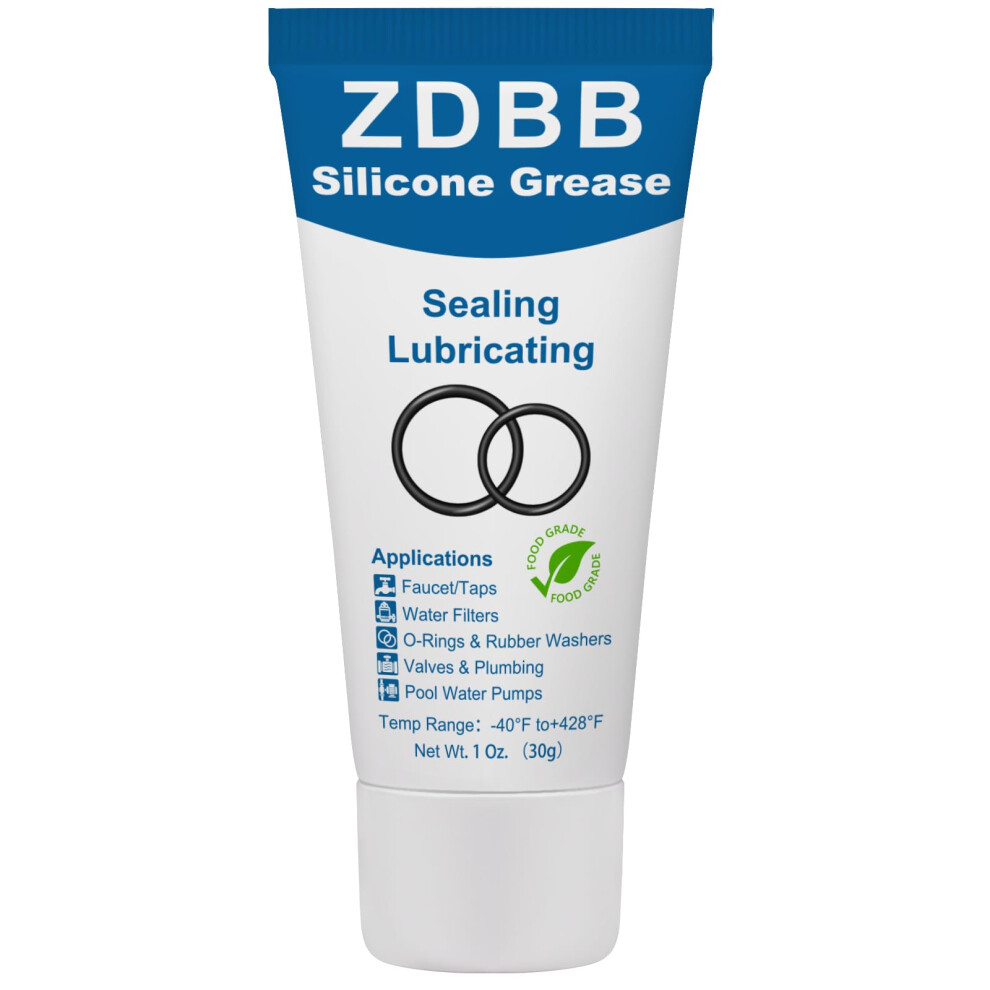 Zdbb Tap O Rings Grease Silicone Lubricant For Oring Rubber Washers Water Filter Pool Pump Gaskets Cartridges Valves Pressure Plugs Seals,1 Oz 1-Pack 5051226448690