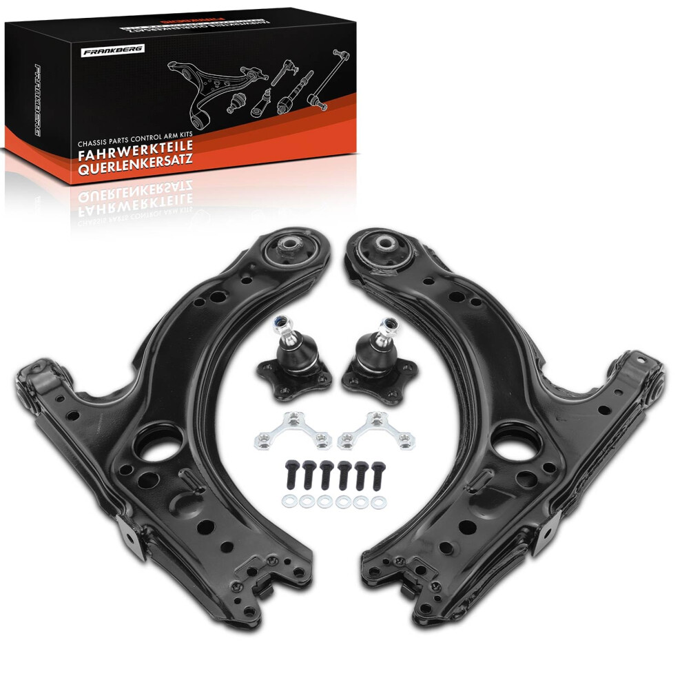 Frankberg 4X Control Arm Ball Joint Assembly Front Axle Compatible With Golf Iv 1J1 1.4L-2.8L 1997-2005 A3 8L1 1.6L-1.9L 1996-2003 Bo.ra 1J2 5051226491283